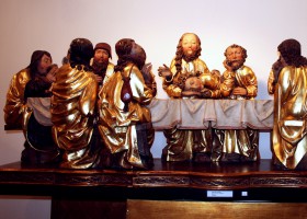 Last Supper (part of the main altar in the Church of St. James) by Master Paul of Levoča (c) Spišské múzeum v Levoči