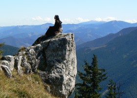 Closer to God - view of High Tatras from Poludnica, Low Tatras